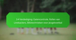 3-4 Verdediging: Gatencontrole, Rollen van Linebackers, Blitztechnieken voor Jeugdvoetbal